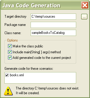 Java Code Generation