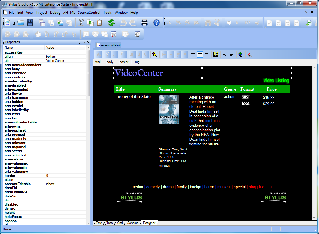 html css online designer