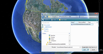 Google Earth using XSLT