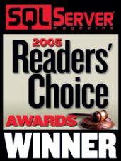 SQL Server Magazine 2005 Readers choice