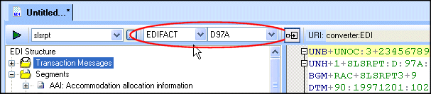 Stylus Studio auto-detects EDI document dialect and version!