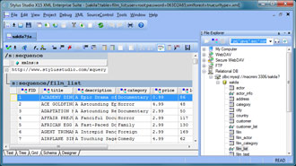 Stylus Studio Using XQuery