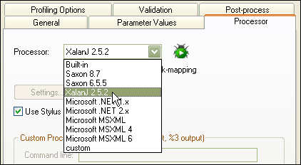 Using Apache Xalan