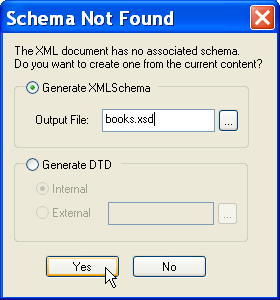Automatically generate XML Schema or DTD