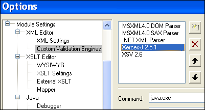 Configure Popular XML Parsers including Apache Xerces-J 2.6