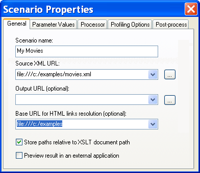 Configuring an HTML to XML importing scenario