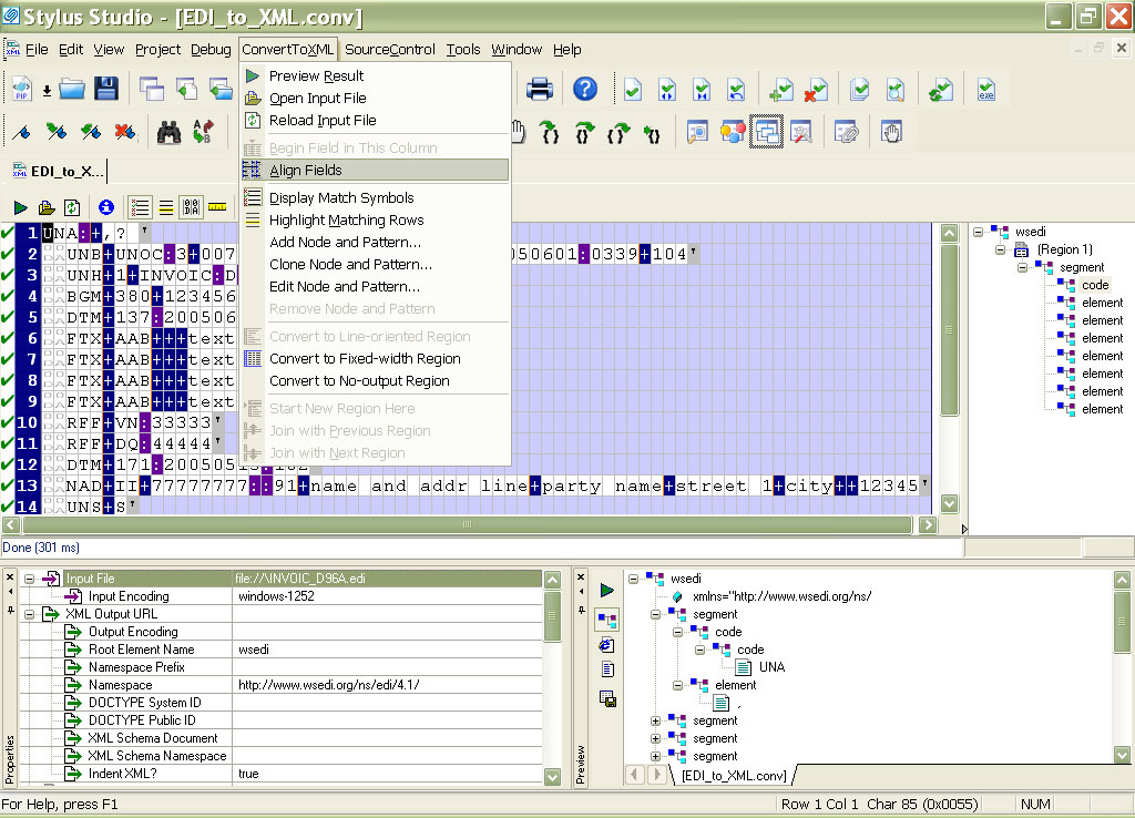 Custom XML Conversions