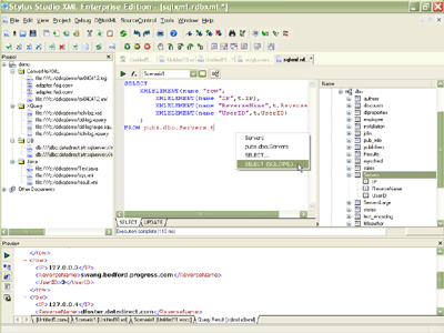 Enlarge Database to XML Mapper Screenshot