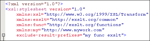 EXSLT Namespace