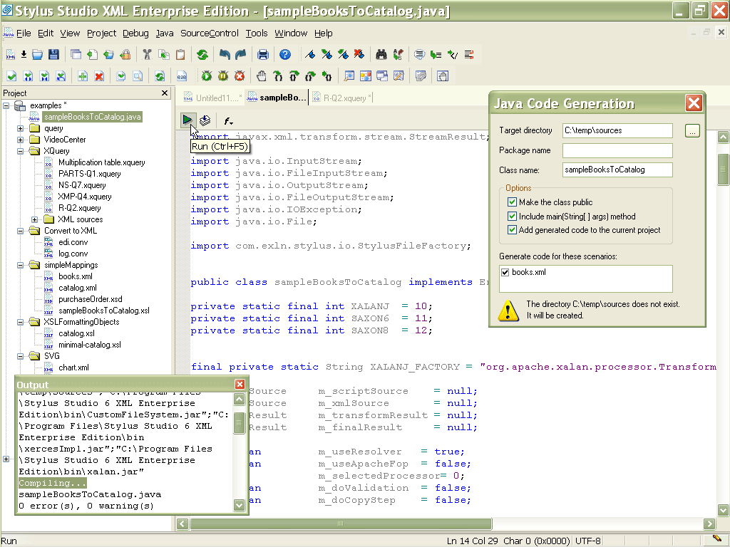 Java Code Generator