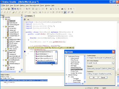 Java IDE, click to enlarge