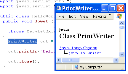 Context sensitive JavaDoc Help (F1)