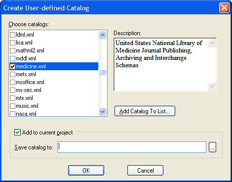 Using the Catalog Wizard