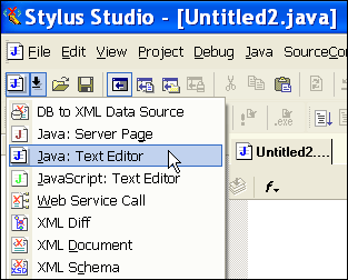 Create new Java File