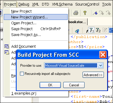 New XML Project Wizard
