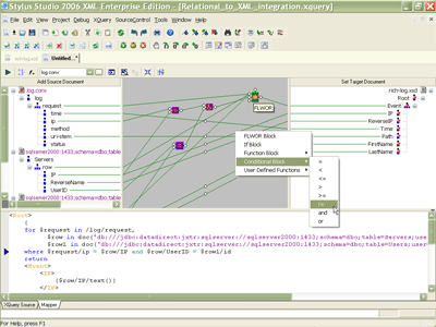 Enlarge Database to XML Mapper Screenshot
