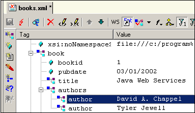 Tree View: Work with an XML document as a hierarchical data tree