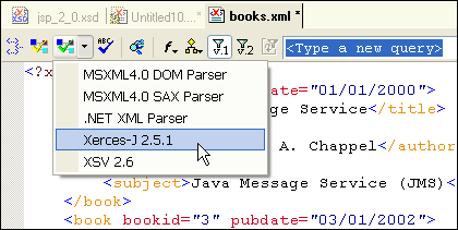 Validating an XML Document with Apache Xerces-J XML Parser