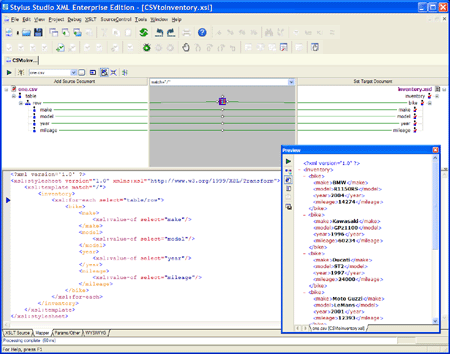 CSV to XML Mapping