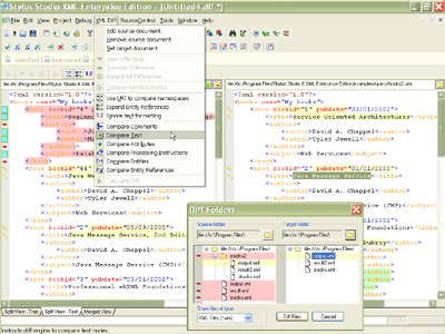 Enlarge XML Diff screenshot