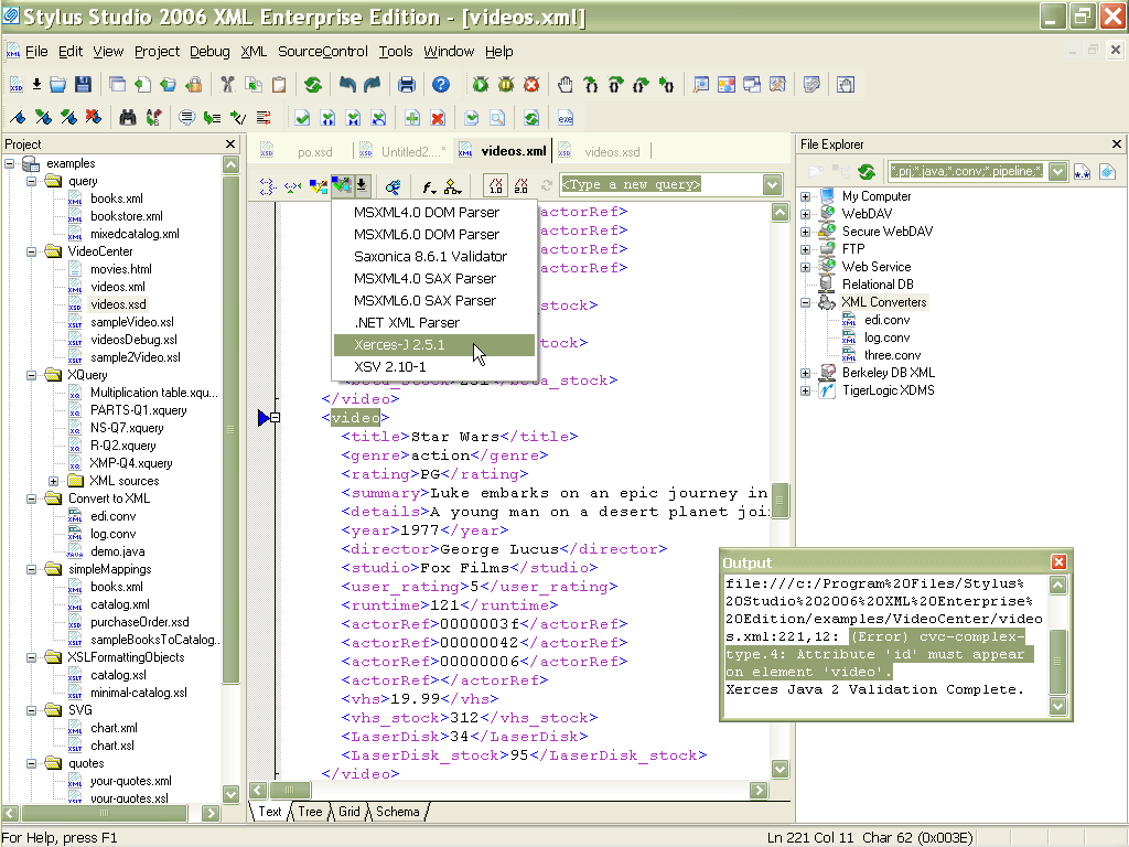 XML Schema Validator