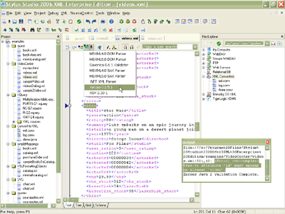 Integrated XSD Validator