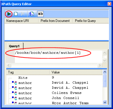 View and Save XPath Query Results