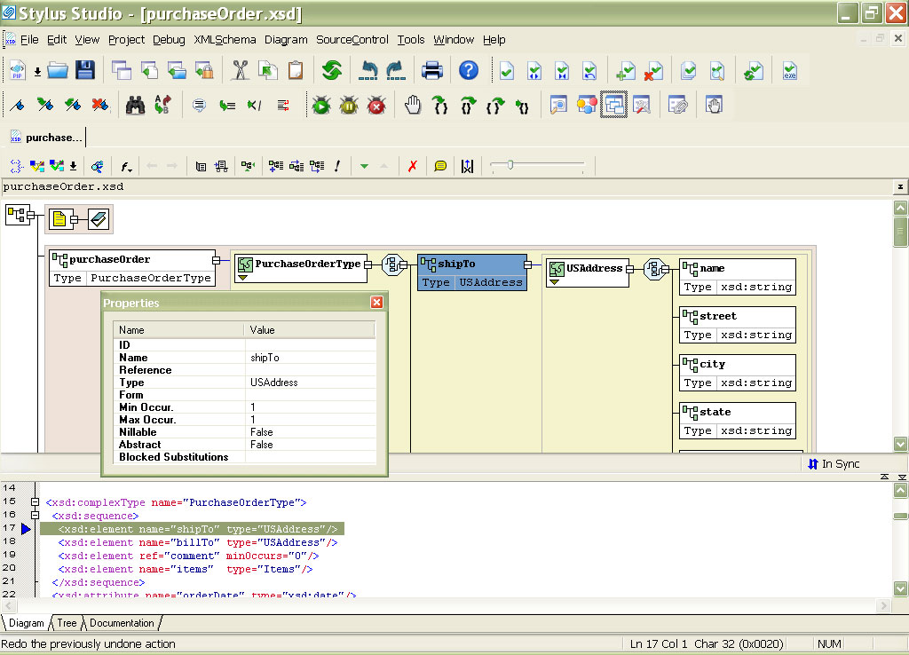 XML Schema Designer