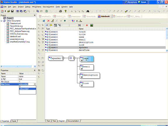 Setting XML Schema Properties