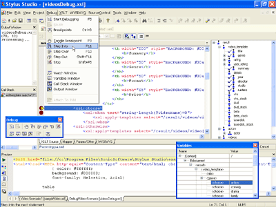 XSLT Debugger