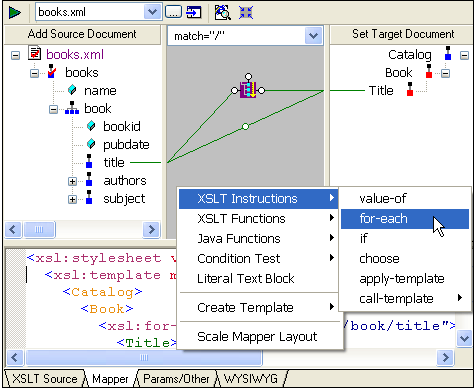 Real 2-way XSLT Editing